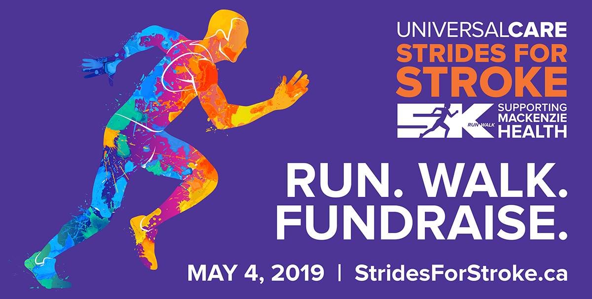 Strides for Stroke 2019 banner