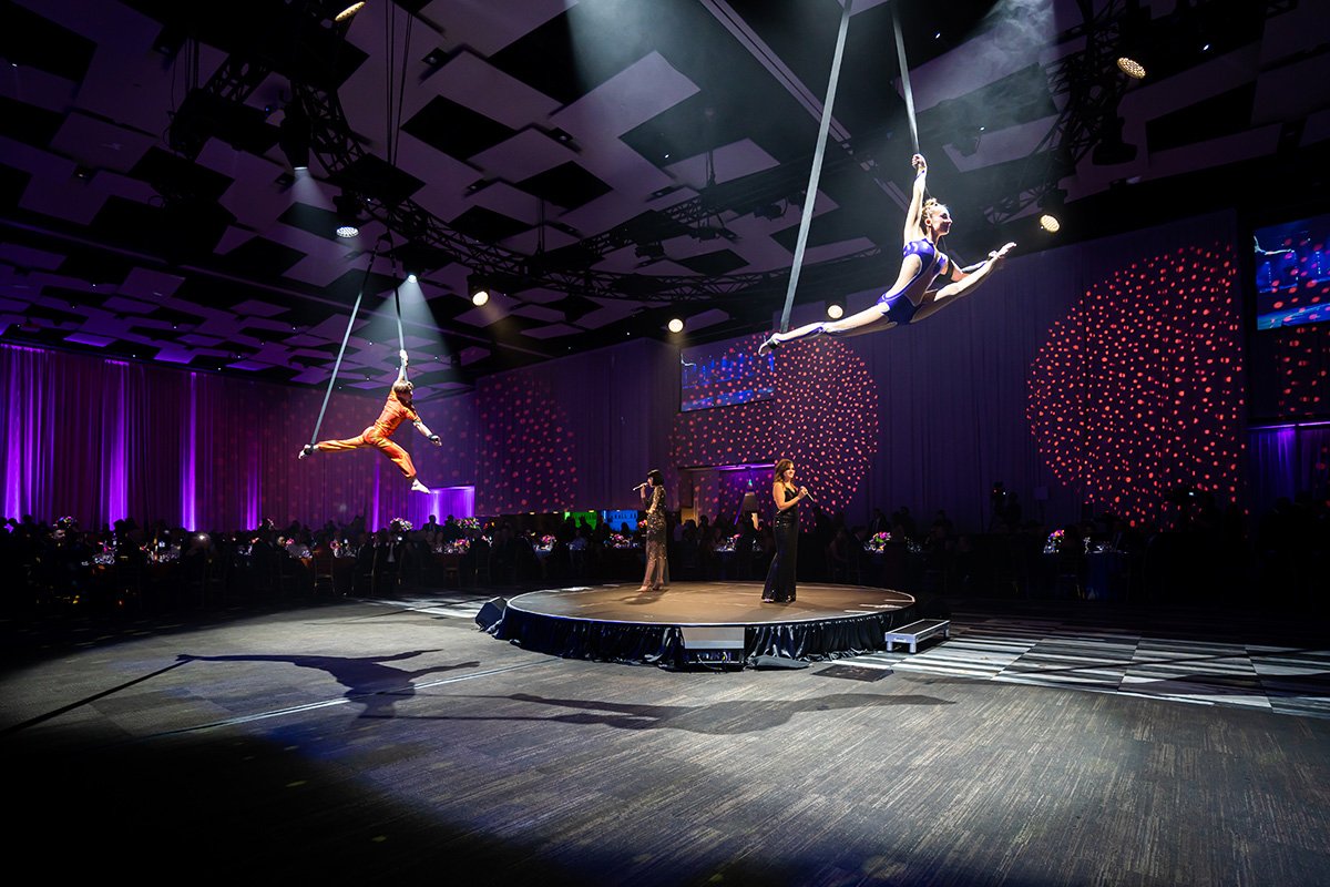Mackenzie Health Foundation Gala - performers on the centre stage