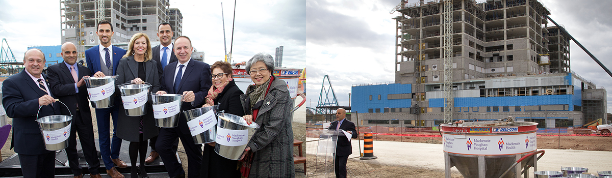 Mackenzie Vaughan Hospital topping off event photos