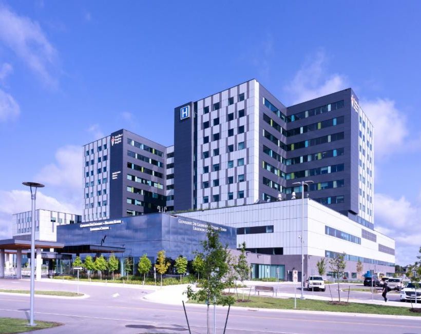 Cortellucci Vaughan Hospital south east exterior